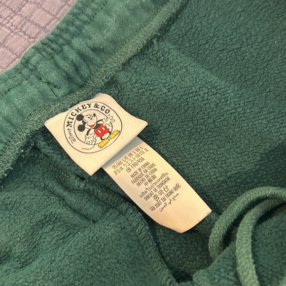 Disney Mickey Green Sweatpants - Picture 6 of 6